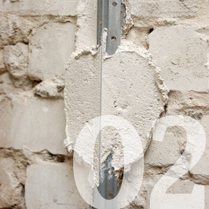 Машинная штукатурка - установка маяков